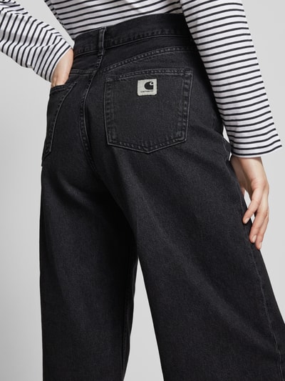 Carhartt Work In Progress Loose fit jeans in 5-pocketmodel, model 'JANE' Zwart - 3