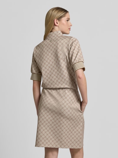 JOOP! Sukienka do kolan ze stójką model 'Toina' Camel 5