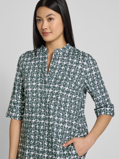 ROBE LÉGÈRE Knielange jurk met opstaande kraag Groen - 3