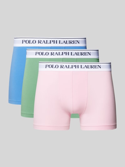 Polo Ralph Lauren Underwear Boxershort met band met label in een set van 3 stuks Roze - 1