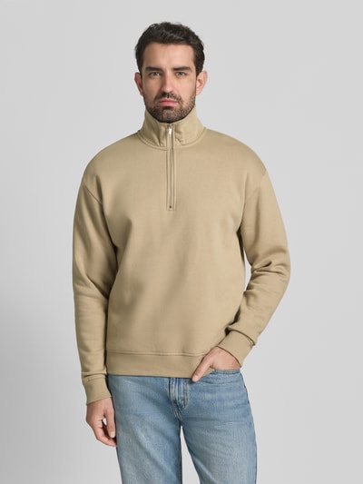 MCNEAL Sweatshirt met opstaande kraag Roodbruin - 4