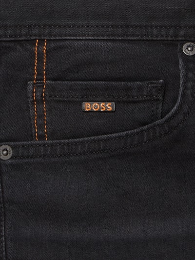 BOSS Orange Tapered fit jeans met stretch, model 'Taber'   - 2