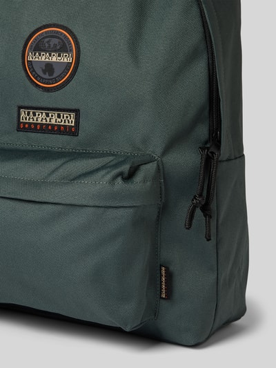 Napapijri Plecak z naszywkami z logo model ‘VOYAGE 3’ Khaki 3