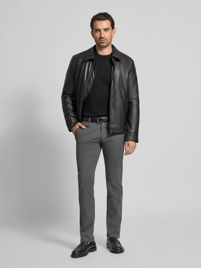 Brax Regular Fit Chino mit Gesäßtaschen Modell 'Fabio' Graphit 1