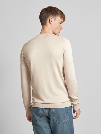 Only & Sons Gebreide pullover met ronde hals, model 'WYLER LIFE' Beige - 5