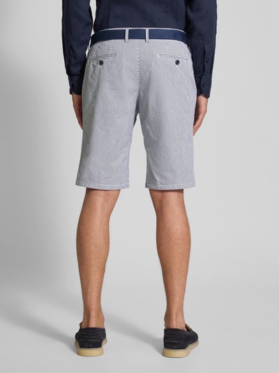 Christian Berg Men Bermudas mit Gürtel Marine 5