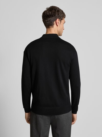 Scotch & Soda Strickpullover mit gerippten Abschlüssen Black 5