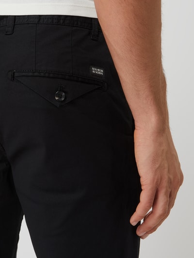 Scotch & Soda Slim Fit Chino mit Stretch-Anteil Modell 'Mott' Black 3