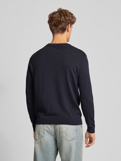 Only & Sons Gebreide pullover met ronde hals, model 'XMAS' Marineblauw - 5