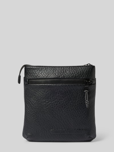 ARMANI EXCHANGE Umhängetasche in Leder-Optik Modell 'BORSA' Black 2