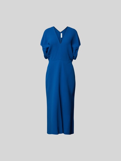 Victoria Beckham Maxikleid mit V-Ausschnitt Royal 2