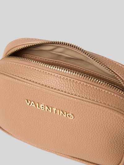 VALENTINO BAGS Torba na długim pasku z detalem z logo model ‘MIRAMAR’ Beżowy 4