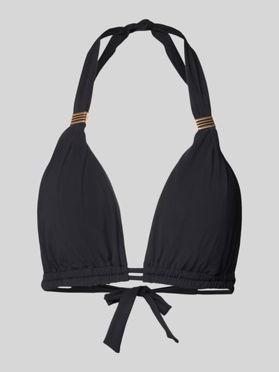 Barts Top bikini z zapięciem z wiązaniem Czarny 1