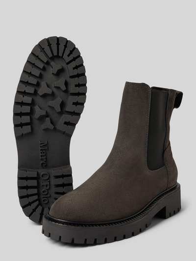 Marc O'Polo Chelsea Boots aus echtem Veloursleder Modell PHIA' Dunkelgrau 4