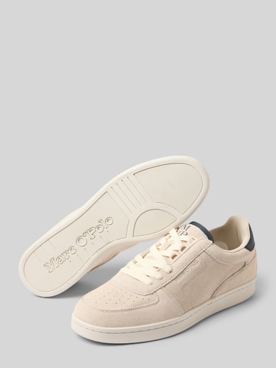 Marc O'Polo Sneaker aus echtem Leder Modell 'VINCENZO 2B' Beige 4