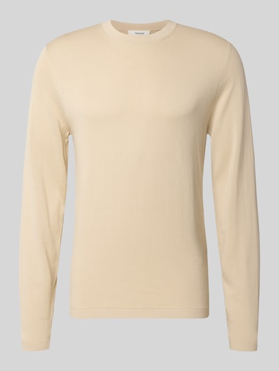 SELECTED HOMME Regular Fit Strickpullover aus reiner Baumwolle 'RAVI' Offwhite 2