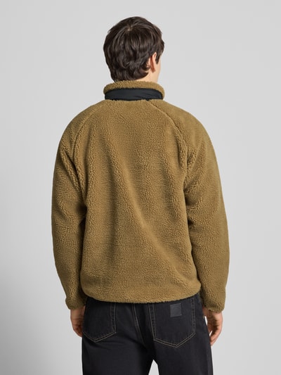 Carhartt Work In Progress Kurtka z polaru z kieszenią na piersi model ‘PRENTIS LINER’ Beżowy 5