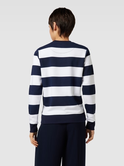 Montego Sweatshirt met blokstrepen Donkerblauw - 5