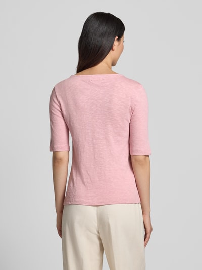 Christian Berg Woman T-shirt met boothals Oudroze - 5
