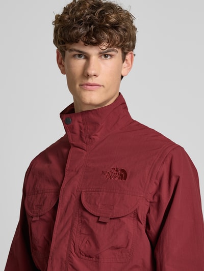 The North Face Windbreaker met opstaande kraag Bordeaux - 3