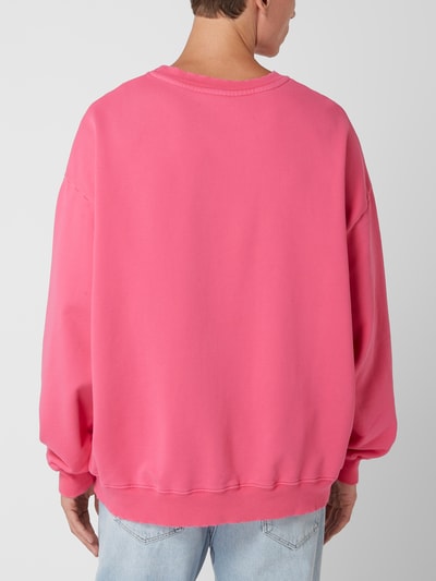 Progetto7 Oversized Sweatshirt aus Baumwolle  Pink 5