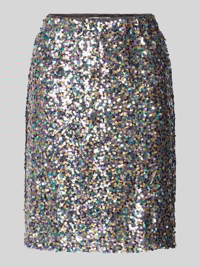 LOLLYS LAUNDRY Minirok met pailletten, model 'Anna' Lila - 2