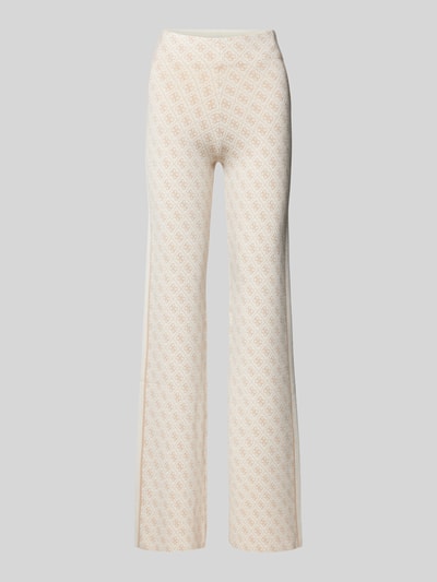 Guess Bell bottom met deelnaden, model 'LISE' Offwhite - 2