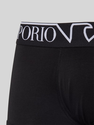 Emporio Armani Trunks mit elastischem Label-Bund Black 2