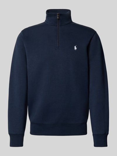 Polo Ralph Lauren Regular fit schipperstrui met schipperskraag, model 'Double' Marineblauw - 2