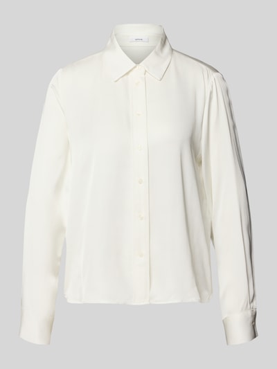 OPUS Regular fit overhemdblouse van viscose, model 'Fanda' Ecru - 1