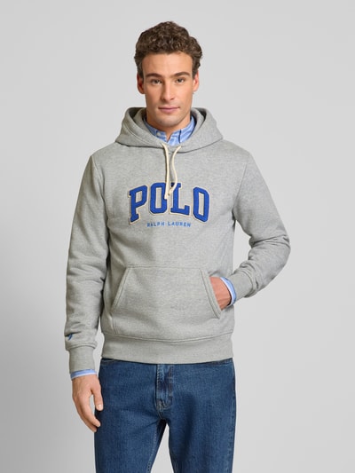 Polo Ralph Lauren Hoodie mit Kapuze Hellgrau 4