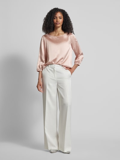 Marc Cain Zijden blouse met 3/4-mouwen Roze - 1