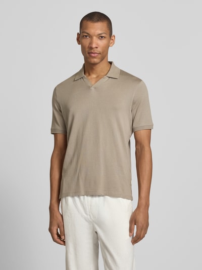 CINQUE Slim Fit Poloshirt mit Logo-Detail Modell 'Boll' Beige 4