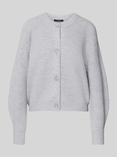 OPUS Strickjacke mit Knopfleiste Modell 'Dorty' Hellgrau 2