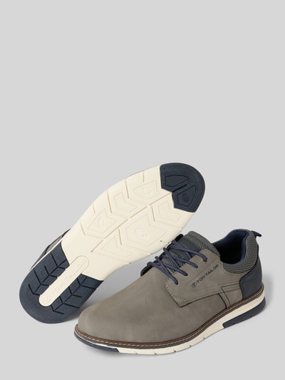 Tom Tailor Schnürschuhe mit Label Print Mittelgrau 4