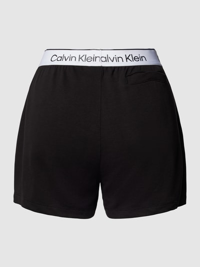 Calvin Klein Underwear Korte relaxed fit pyjamabroek met labelprint, model 'CK META LEGACY' Zwart - 3