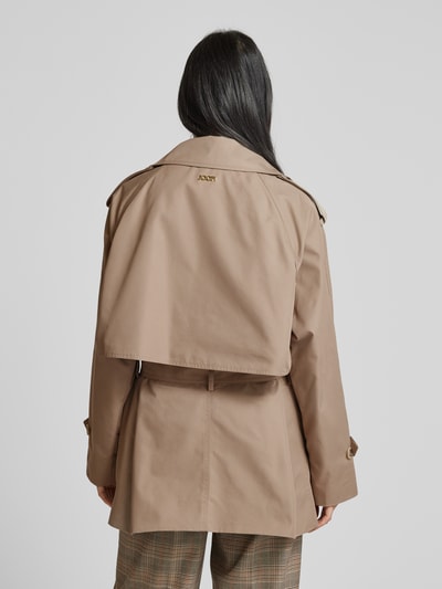 JOOP! Trenchcoat met tailleriem, model 'Carrie' Roodbruin - 5