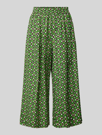 Weekend Max Mara Wide Leg Stoffhose mit gelegten Falten Modell 'VIRGIN' Gruen 2