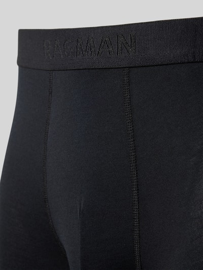 RAGMAN Boxershorts mit elastischem Label-Bund Black 2