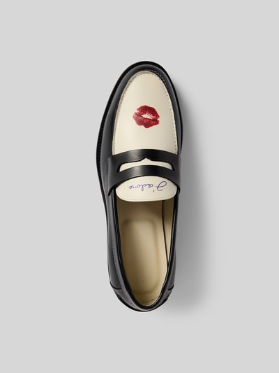 Duke & Dexter Loafer mit Motiv-Print Black 4