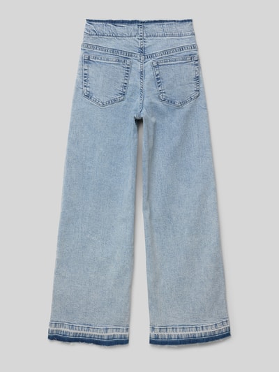 s.Oliver RED LABEL Wide Leg Jeans aus Baumwoll-Elasthan-Mix Blau 3