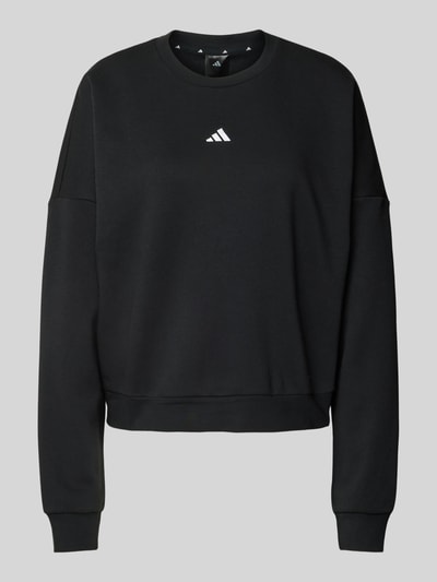 ADIDAS SPORTSWEAR Oversized Sweatshirt mit Label-Stitching Black 2