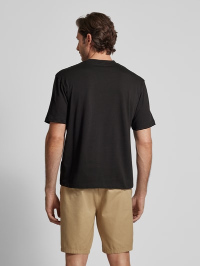 HUGO T-Shirt mit Label-Patch Modell 'Drambok' - HUGO X RB Black 5