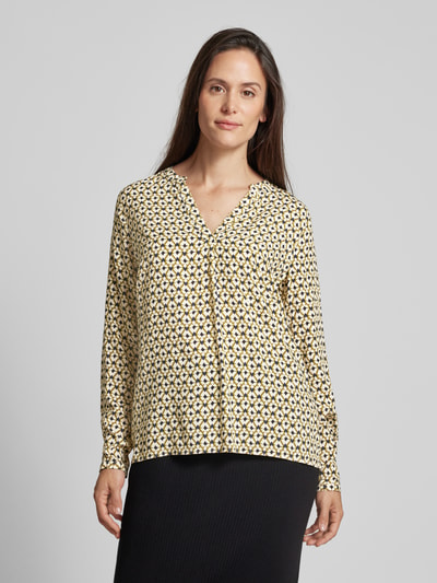 Smith and Soul Blouseshirt met V-hals Olijfgroen - 4