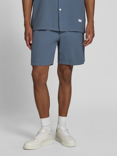 Marc O'Polo DENIM Regular Fit Sweatshorts aus reiner Baumwolle Rauchblau 4