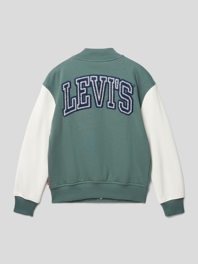 Levi’s® Kids Collegejack met labeldetail Olijfgroen - 3