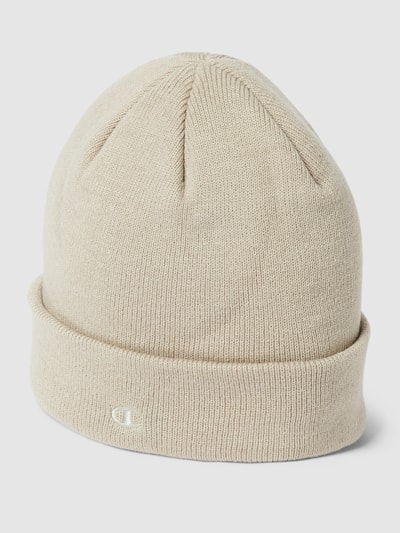 CHAMPION Beanie mit Label-Stitching Schlamm 1