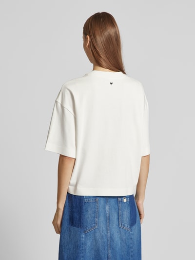 Weekend Max Mara Oversized T-Shirt mit Rundhalsausschnitt Modell 'GEORGIA' Offwhite 5