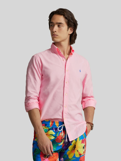 Polo Ralph Lauren Koszula casualowa o kroju regular fit z czystej bawełny Mocnoróżowy 4
