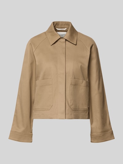 Marc O'Polo Regular fit overhemdjack van katoenmix Beige - 1